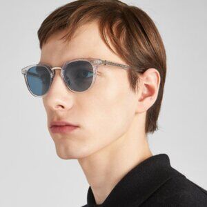 NEW PRADA PR17YS 2AZ04D Crystal/Green Polarized SUNGLASSES PRADA SPR 17YS